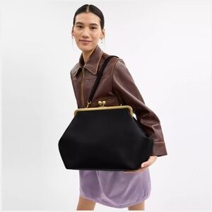 Coach Large Kisslock Frame Bag